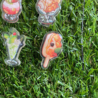 Tropical Desserts - Acrylic Pins