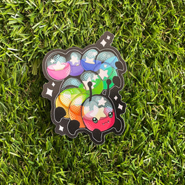 Gacha Caterpillar - Waterproof Sticker