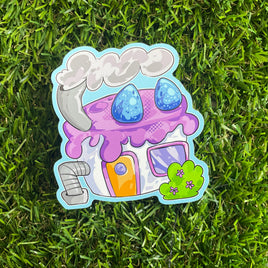 Purble House - Waterproof Sticker