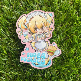 Super Pochaco - Waterproof Sticker