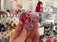 Nurse Witch Komugi - Heart Button Badge