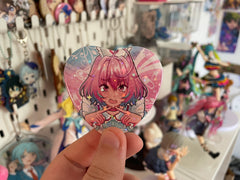 Riamu - Heart Button Badge