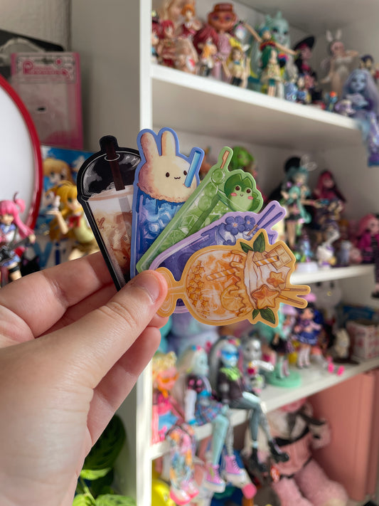 Colourful Boba Sticker Series