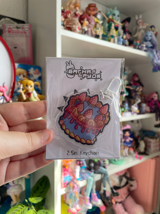 (FINAL STOCK) Lunchbox Cake - Acrylic Keychain