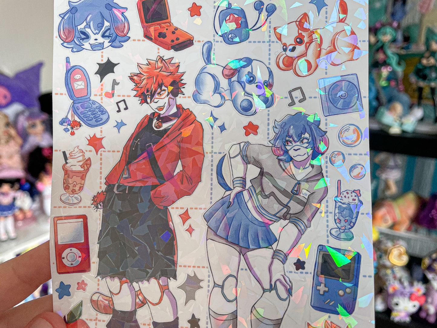 I-DEX and I-RII - 2000's Nostalgia Sticker sheet