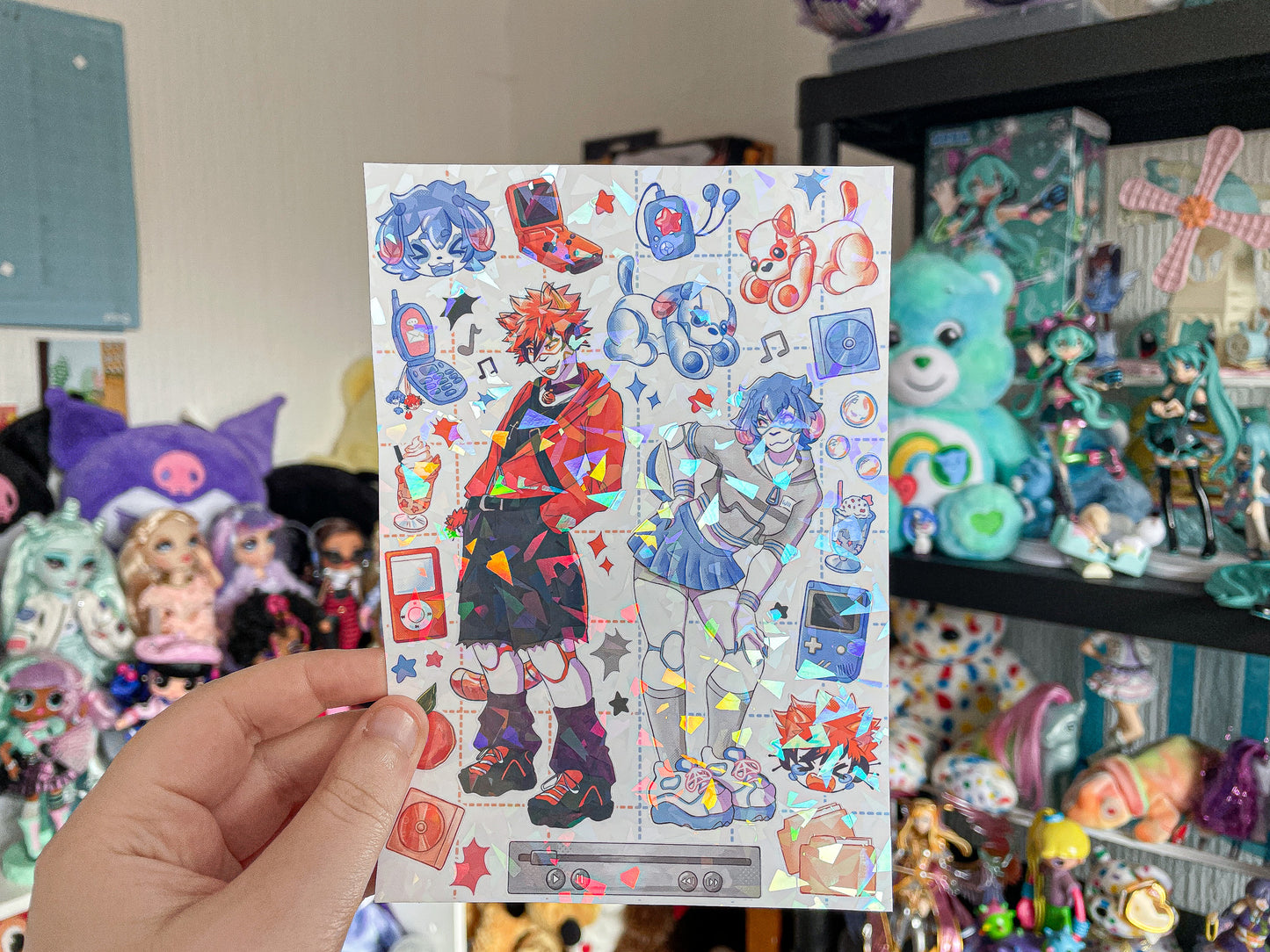 I-DEX and I-RII - 2000's Nostalgia Sticker sheet