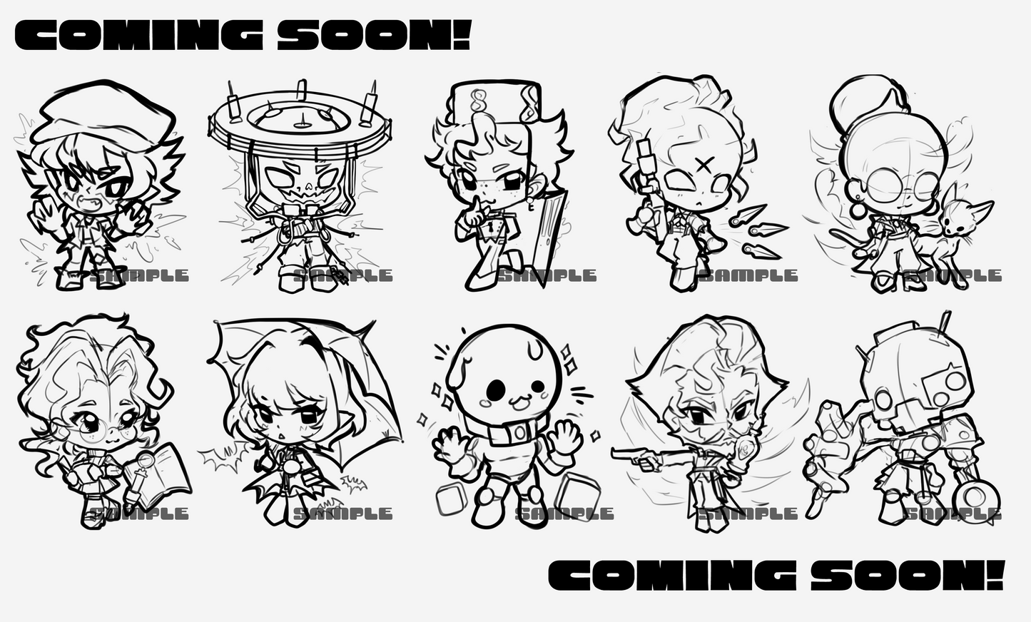 COMING SOON: Chibilock - Epoxy Acrylic Keychains