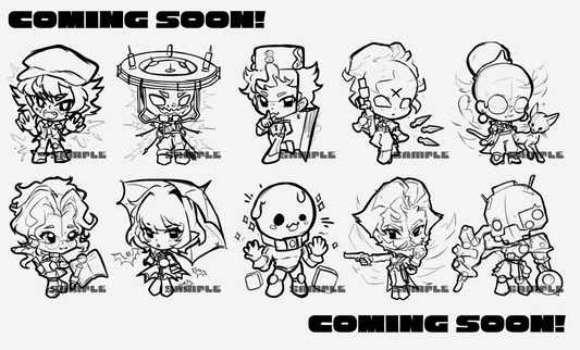 (PRE-ORDER) Chibilock - Epoxy Acrylic Keychains